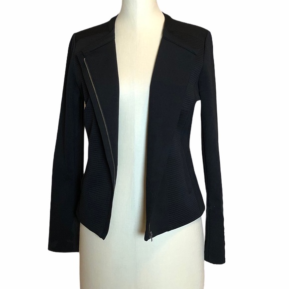 Halogen Jackets & Blazers - Halogen black moto detail jacket